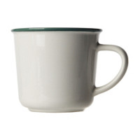 White Solid Ceramic Coffee Mug