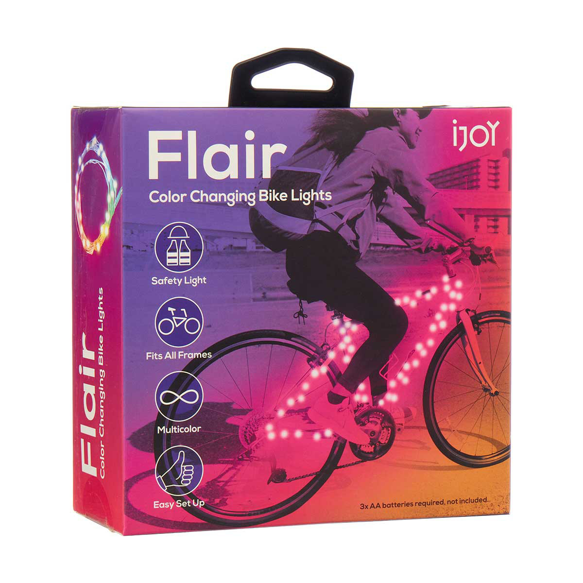 Colorful bike hot sale lights