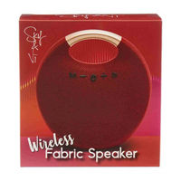 Sky & Vi Wireless Fabric Speaker, Red