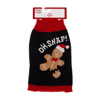 Holiday Style Embroidered Dog Sweater