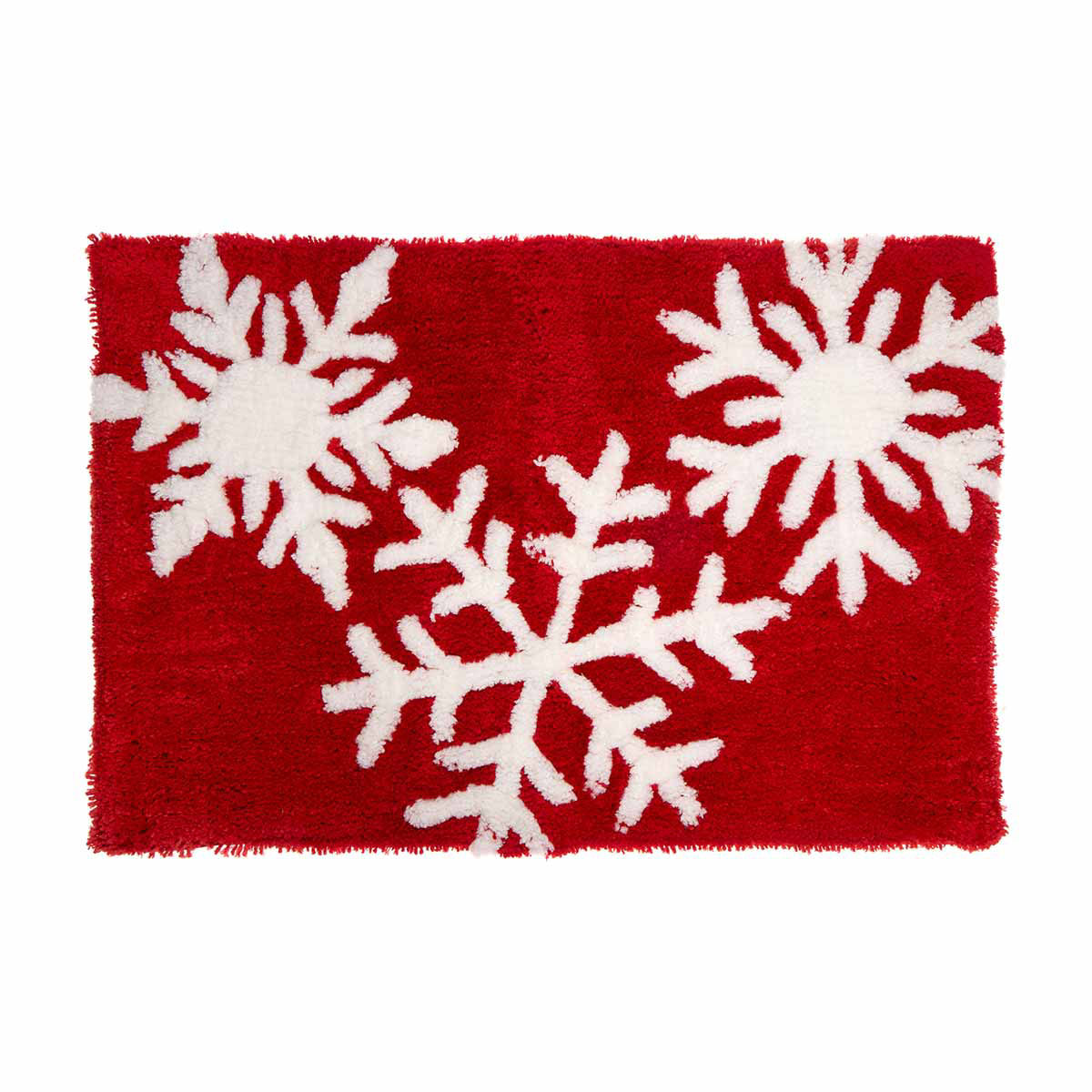 Christmas Snowflakes Bath Mat