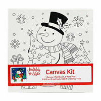 Holiday Style Christmas Canvas Kit, Assorted