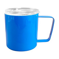 Double Wall Stainless Steel Coffee Mug, Blue