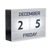 Calendar Light Box