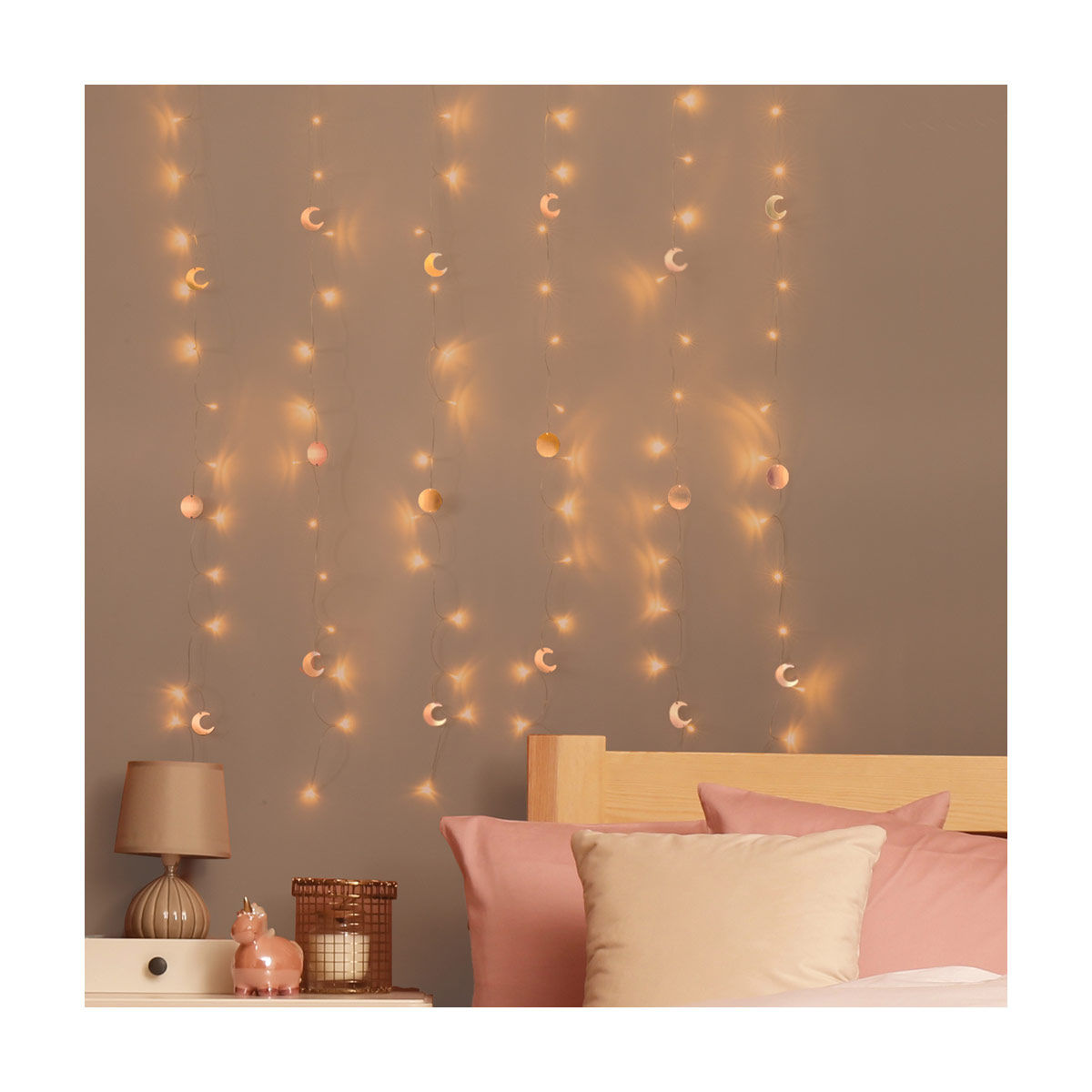 Celestial String Lights, Sun & Moon