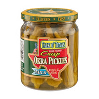 Talk O' Texas Crisp Okra Pickles, Mild Flavor