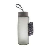 Gray Frosted H20 Glass Bottle, 473 ml