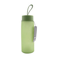 Green Frosted H20 Glass Bottle, 473 ml