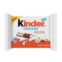Kinder Chocolate Bars with Creamy Milky Filling, 1.8 oz, 4 pk