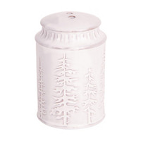 White Christmas Tree Salt & Pepper Shakers, 3.5 in