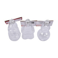 Clear Christmas Ornament, Assorted