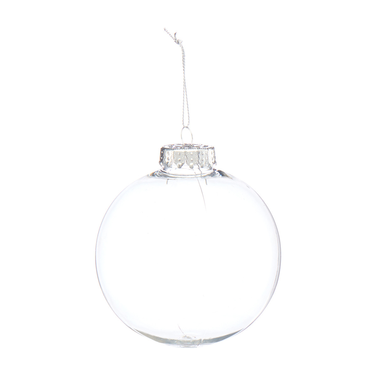 Clear christmas clearance balls