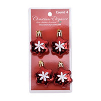 Mini Snowflake Ornaments, 4 ct, Assorted