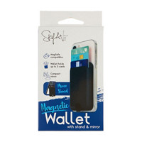 Magnetic Wallet With Stand & Mirror, Assorted