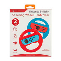Acellories Nintendo Switch Steering Wheel Controller, Pack of 2