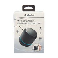 Acellories Mini Speaker with Ring LED Light