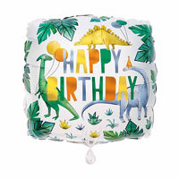 Square Dinosaur Balloon, 18 in