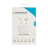 Smart Pods Pro HD Noise Isolating Wireless Earbuds, White