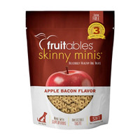 Fruitables Apple Bacon Flavor Skinny Minis Dog Treats, 5 oz