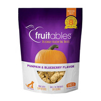 Fruitables Baked Pumpkin & Blueberry Flavor Dog Treats, 7 oz