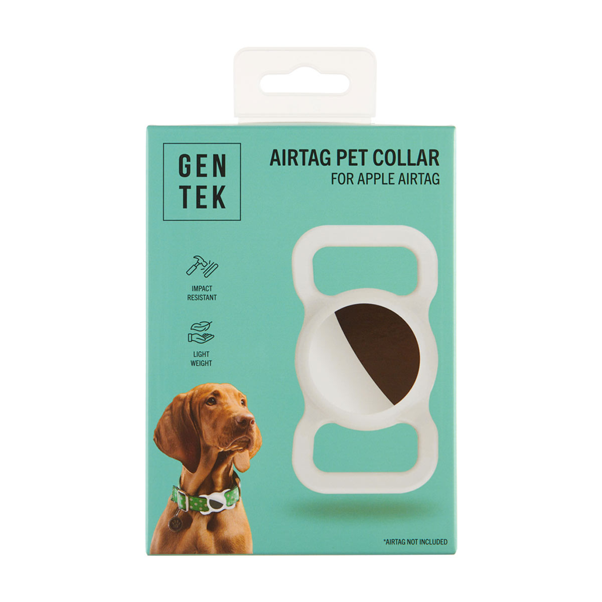 GENTEK Dog Collar AirTag Holder for Apple AirTag