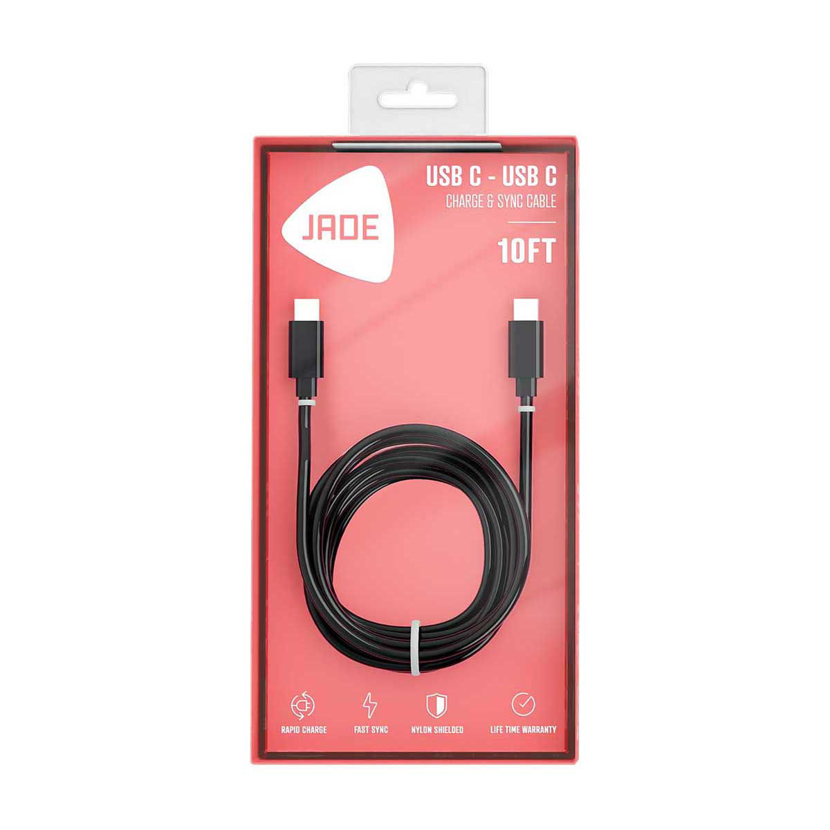 Jade Phone Charger USB-C to USB-C, 10 ft