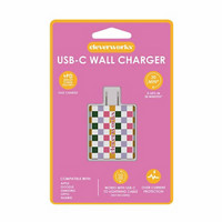 Cleverworks USB-C Wall Port, Checkered