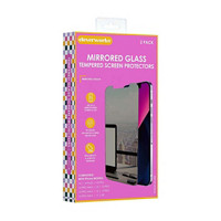Cleverworks Phone Screen, Mirrored, 2 ct