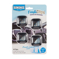 Simoniz Fresh Clips Scented Air Freshener, 4 Count