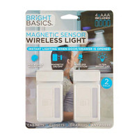Bright Basics Magnetic Sensor Wireless Light, Pack of