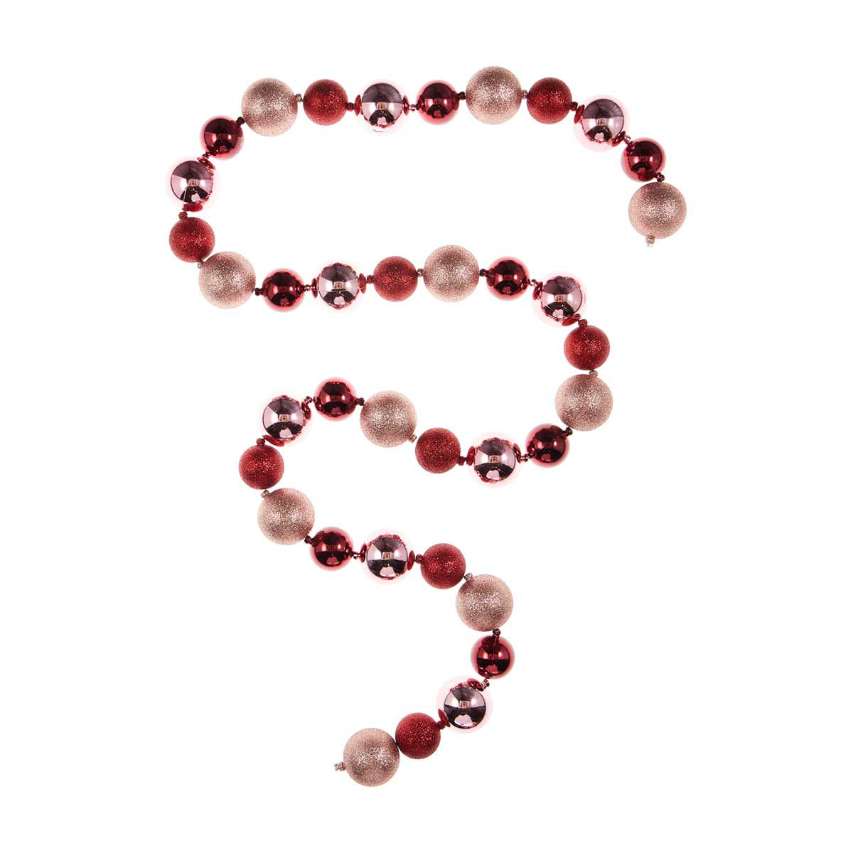 Christmas Ball Ornament Garland, 6 Feet