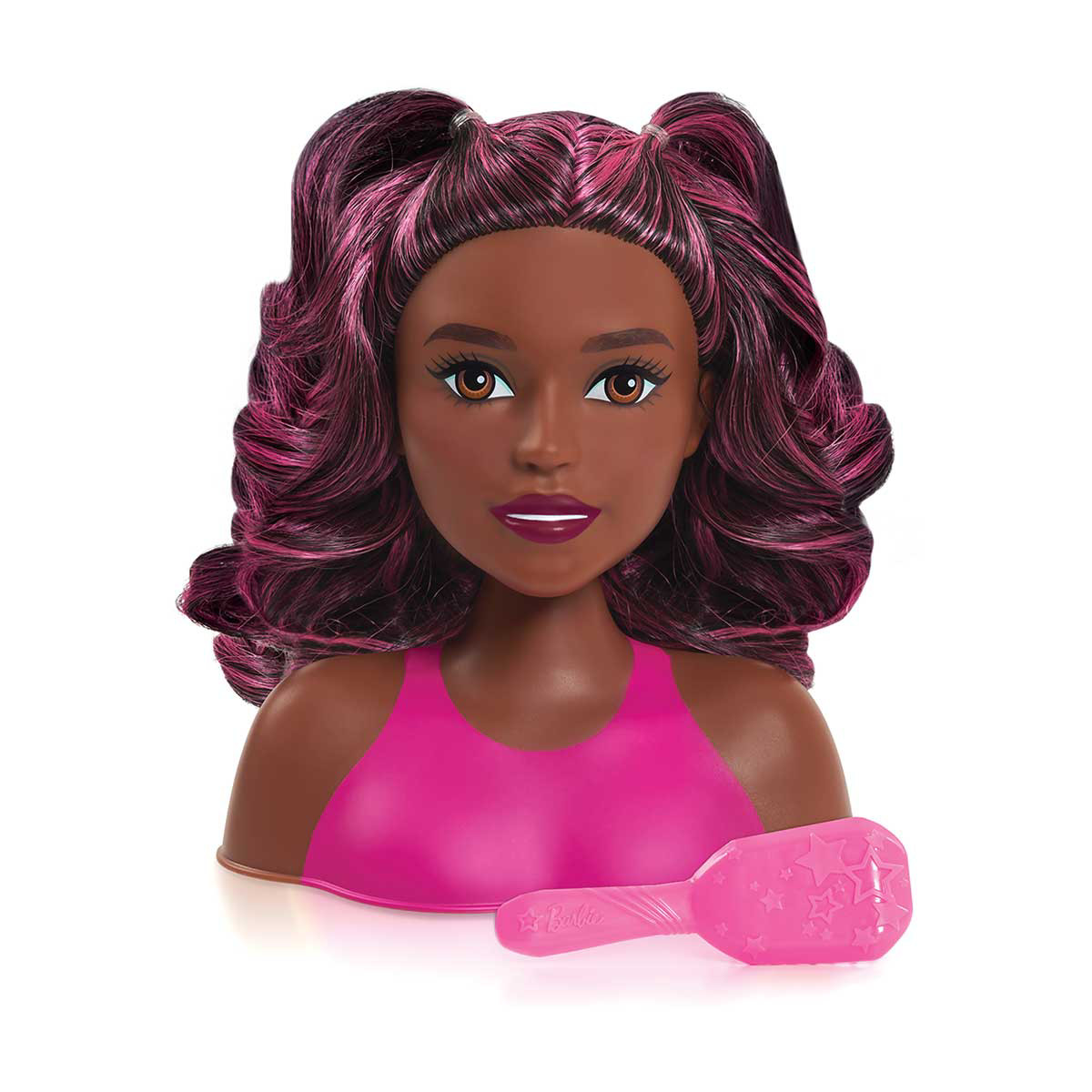 Black barbie cheap doll head