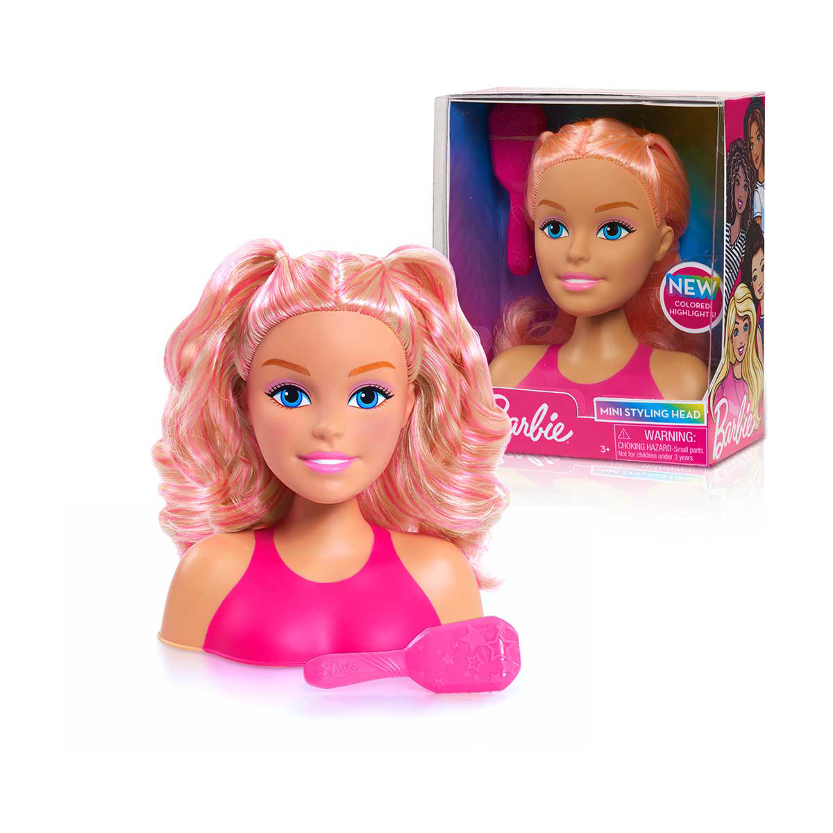 Kids Dolls Styling Head Makeup Comb Hair Toy Doll Set Pretend Play