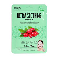 Original Derma Beauty Daily Vegan Ultra Soothing Essence Mask Rosehip, 1 pk