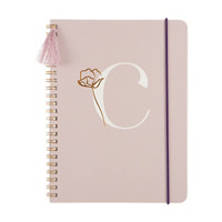 'C' Paperback Journal with Tassel