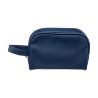 Giordano Colors Blue Vegan Leather Toiletry Bag with Strap