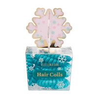Hair Coils, Snowflakes, Pack of 10