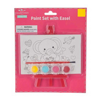 Happy Valentine's Craft Paint Set with Easel