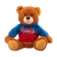 Valentine's Plush Bear With Sweatshirt