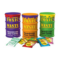 Toxic Waste Special Edition Sour Candy Drums