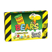 Toxic Waste Bears Sour and Chewy Candy, 3 oz.