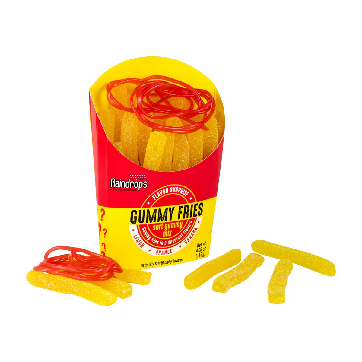 Raindrops Gummy Fries, 4.06 oz