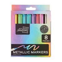 Studio Sensations Metallic Markers, 8 Pieces