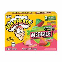 Warheads Uncomfortably Sour Chewy Candy Wedgies, 3.5 oz
