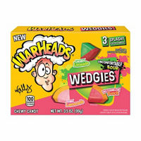 Warheads Uncomfortably Sour Chewy Candy Wedgies, 3.5 oz