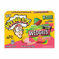 Warheads Uncomfortably Sour Chewy Candy Wedgies, 3.5 oz
