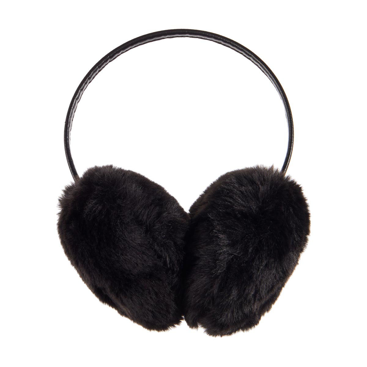Fuzzy Ear Muffs, Black