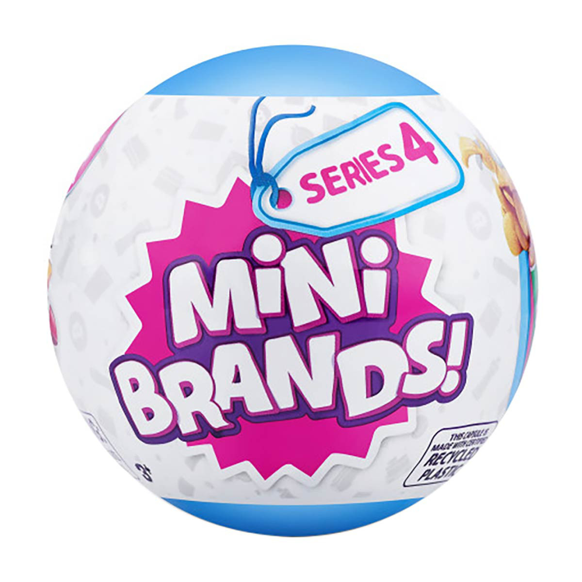 5 Surprise Mini Brands Series 4 By ZURU Mystery Real Miniature Collectible  Toy Capsule For Kids, Teens, And Adults 