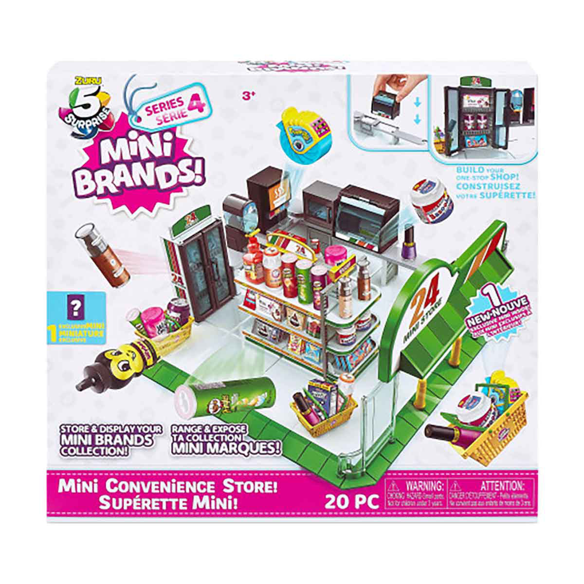 Zuru 5 Surprise Mini Brands Mini Convenience Store, 20 Pieces