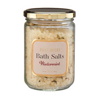 Belle Maison Bath Salts Jar, Winter Mint Spa